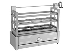 Multi-tiered open charcoal grills MIBRASA